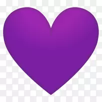 Emojipedia紫心表情符号