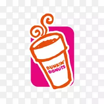 邓肯甜甜圈咖啡标志咖啡厅-咖啡