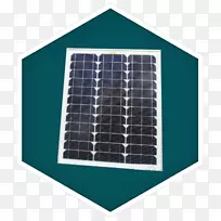 太阳能电池板能源计算机图标营销.能源