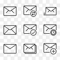 计算机图标共享图标剪贴画电子邮件图标