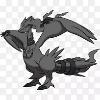 口袋妖怪黑白龙Zekrom Reshiram Kyurem-黑蛋