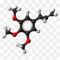 分子肾上腺素球棒模型分子模型化学苯丙烯