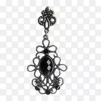 耳环体珠宝银饰和吊坠.珠宝