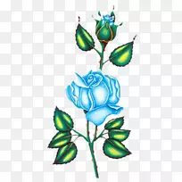 花园玫瑰花卉设计剪贴画设计