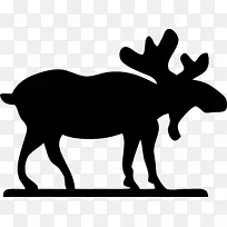 驼鹿剪贴画-驼鹿