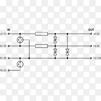 浪涌保护器过电压避雷器示意图电阻和电导-奈姆勒