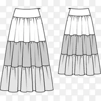 短裙Burda风格缝制式样-连衣裙