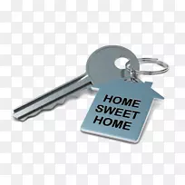 住宅钥匙链住宅房地产-房屋
