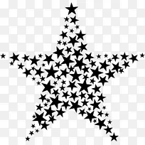 分形艺术几何对称剪贴画明星