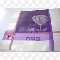 紫地垫加利利马索纺织品-紫色