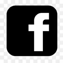徽标facebook黑白电脑图标-facebook