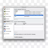 计算机程序TextWrangler截图文本编辑器-Apple