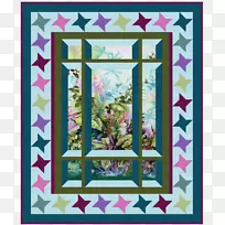 窗缝纺织图案-天堂岛
