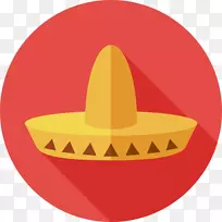 墨西哥电脑图标剪辑艺术帽