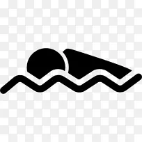 残奥会游泳运动标志-游泳
