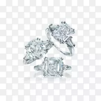 订婚戒指钻石切割希望钻石疏松钻石