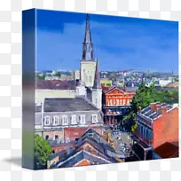 油漆大教堂旅游尖塔公司全球地标-油漆