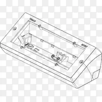 台式机盒交流电源插头和插座桌子