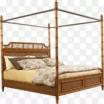 巴巴多斯床头桌，卧室家具，四柱床-西印度群岛
