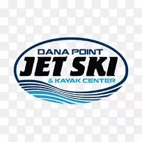 Dana点港-Embarcadero码头推出坡道标志甜甜圈品牌商标-喷气式滑雪板