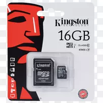 微SD安全数字金斯敦技术闪存卡计算机数据存储微SD