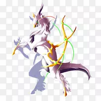 Pokémon白金Arceus lugia Pokémon宇宙-星系背景