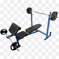 室内赛艇台运动器材健身中心健身自行车.长凳压力机