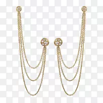 耳环体珠宝链项链-耳环