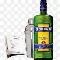 利口酒贝赫洛夫卡，卢克索瓦伏特加鸡尾酒-伏特加