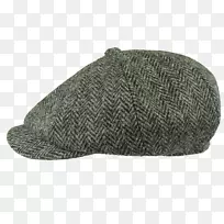 针织帽哈里斯，苏格兰羊毛帽子哈里斯斜纹帽