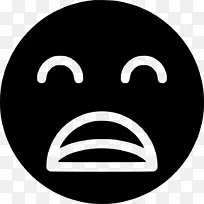 表情电脑图标破产剪贴画-笑脸