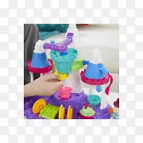 玩-doh冰淇淋玩具孩之宝儿童-冰淇淋