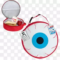 午餐盒，眼袋，眼睛球