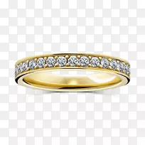 结婚戒指钻石永恒戒指金戒指