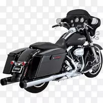 排气系统摩托车附件哈雷-戴维森巡演消声器-摩托车
