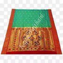 Kapse parthani sari锦缎