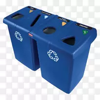 垃圾桶和废纸篮，塑料回收箱，橡胶制品