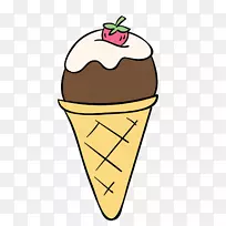 冰淇淋锥线夹艺术-冰淇淋