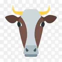牛磺酸牛，乳牛，计算机图标，剪贴画