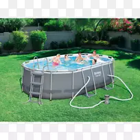 游泳池Bestway动力钢矩形框架游泳池设置自动游泳池清洁剂Castorama Leroy Merlin-波多黎各布坎南堡