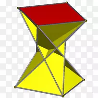 方形反棱镜五角反棱镜几何角