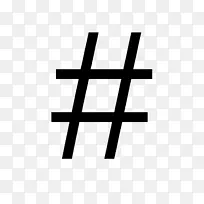 数字符号hashtag图像文件格式-无压力
