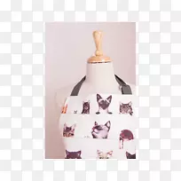 猫围裙服装外套袖子-猫