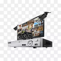 无线安全摄像机数码录像机lorex技术公司闭路电视-cctv摄像机dvr套件