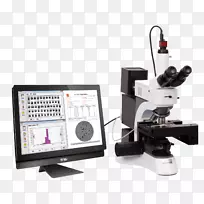 显微镜滤纸粒度分析显微镜