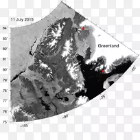彼得曼冰川位于埃尔斯米尔海峡北冰洋史密斯海声海