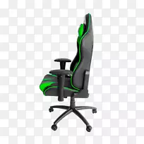 办公椅、桌椅、绿色枕头、扶手椅