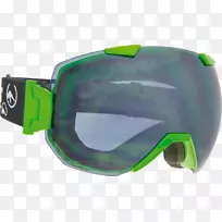 护目镜潜水浮潜面具眼镜绿色水彩绿色