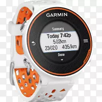 gps导航系统Garmin先驱620 GPS手表Garmin有限公司。-值班
