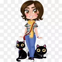 艾玛·道马斯的猫你抓到我了-小猫